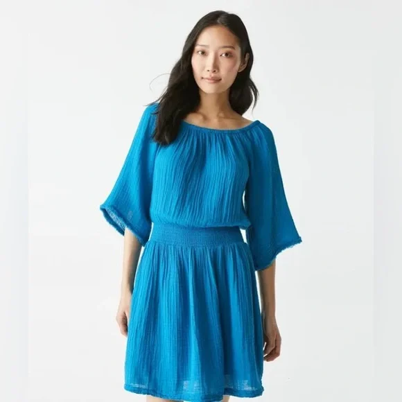 MICHAEL STARS NWOT FERNANDA CONVERTIBLE GAUZE DRESS - Picture 4 of 11